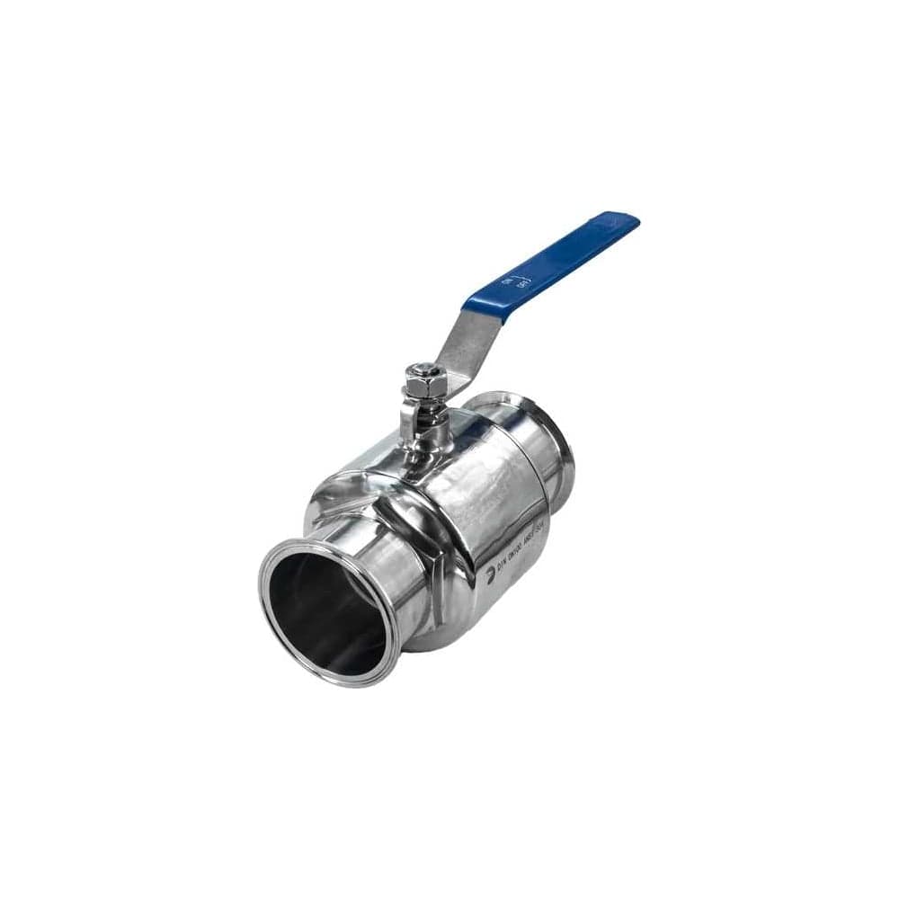Кран шаровый NEWKEY Clamp DIN32676 нержавеющий, AISI304 DN40 (40мм), (CF8), PN8 NK-BCLP40/4