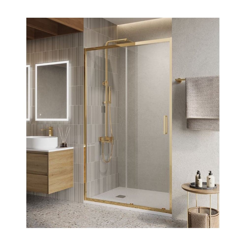 Душевая дверь BelBagno LUCE-BF-1-120-C-ORO