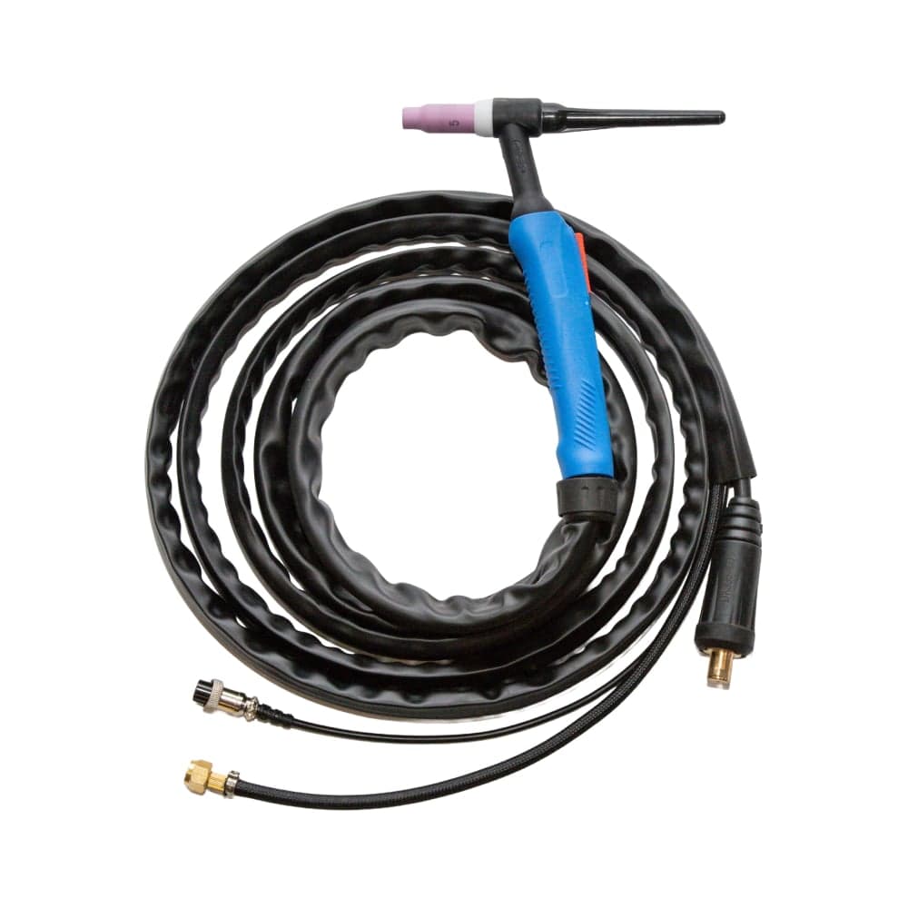 Горелка аргоновая PLAZWELD PWE TIG-26 (M12x1 / 2-pin), 8м 26812