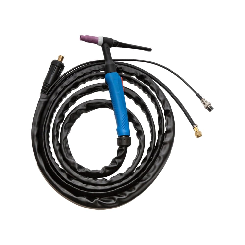 Горелка аргоновая PLAZWELD PWE TIG-26V (M12x1 / 2-pin), 8м 26V812