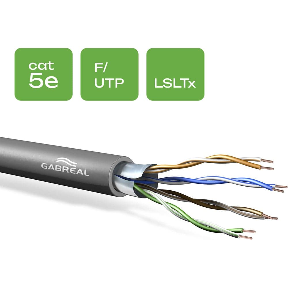 Витая пара GABREAL 500 м, CAT5e F/UTP 24 AWG LSLTx