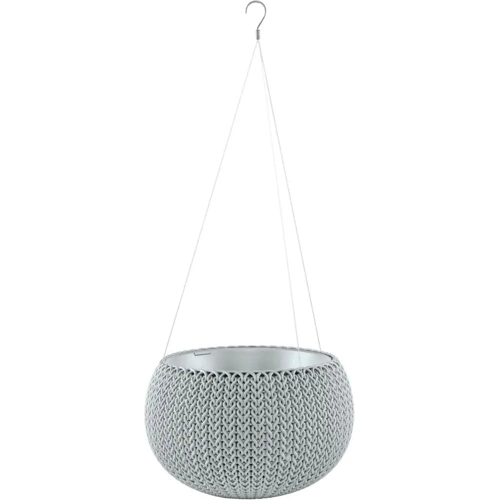 Кашпо подвесной серый KETER Cozies S 229537