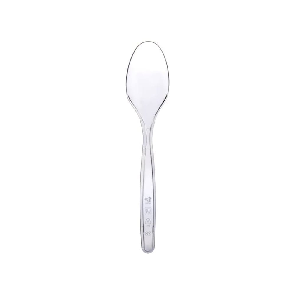 Одноразовые столовые ложки OfficeClean, прозрачные, 18см, 48 шт 306572