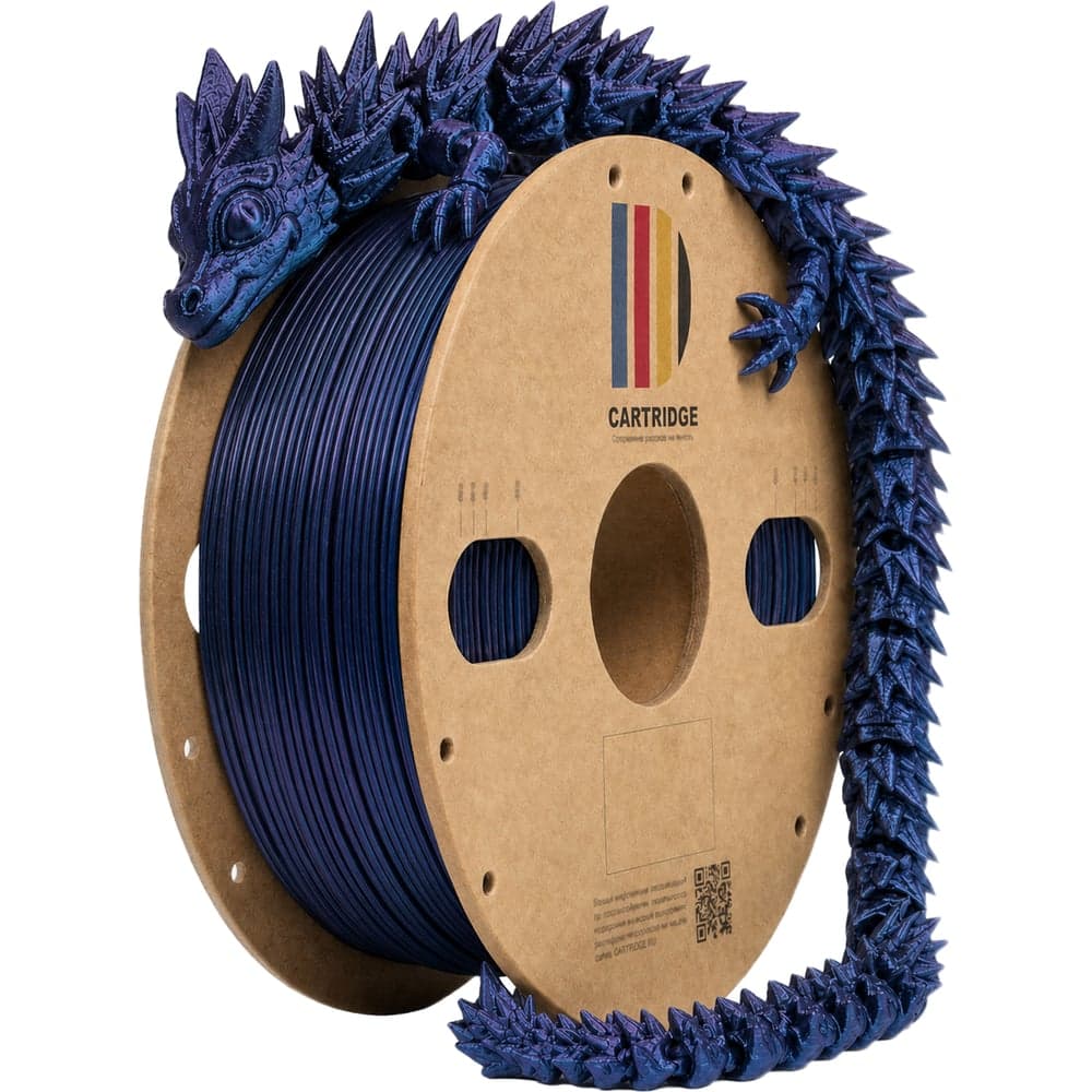 Пластик для 3D-принтера Solution print CartriDge PLA, хамелеон фиолетово-синий (Chameleon) 357794
