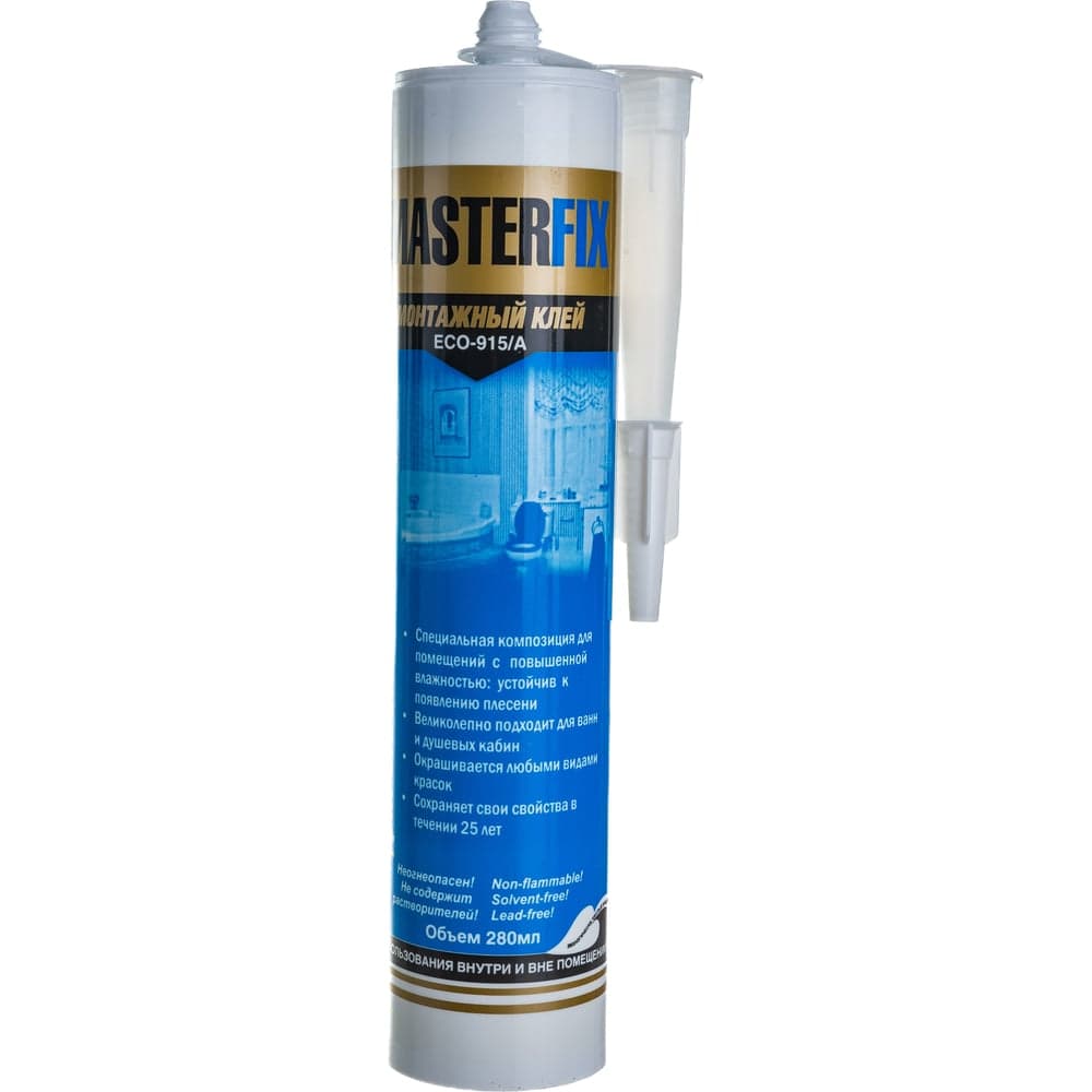 Монтажный клей MASTERFIX ECO 915/А (для влажных помещений; 280 мл) 1503/1