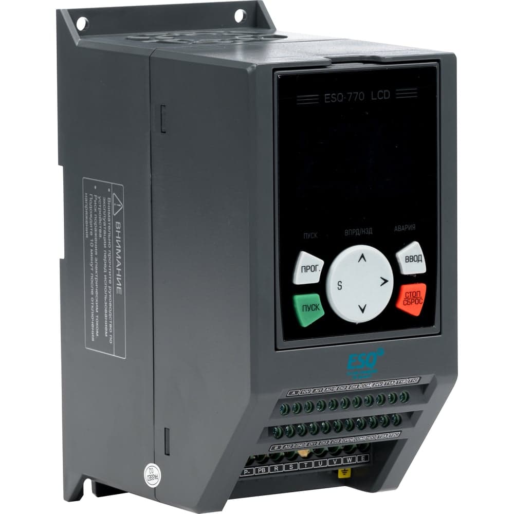 Частотный преобразователь ESQ -770-4T-0022 2.2/4кВт, 380 В 08.04.304509