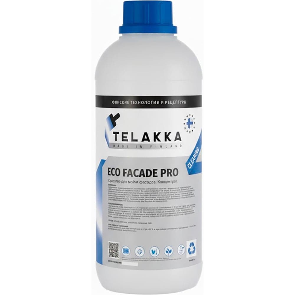 Средство для мойки фасадов. ECO FACADE PRO CLEANING 1л Telakka 7693730390157