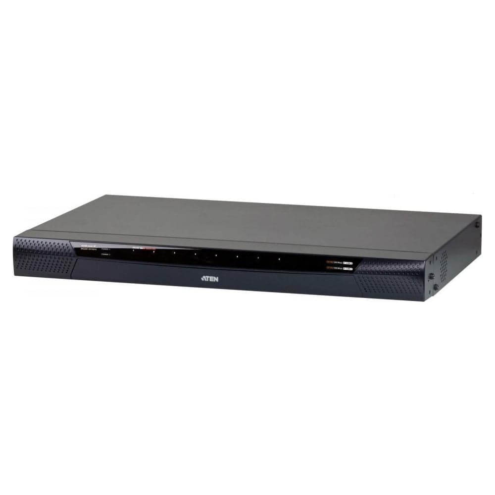 Коммутатор ATEN 8-портовый КВМ с доступом по IP, поддержкой 1-локального/1-удаленного сеанса доступа и функцией Virtual Media, 1920 x 12 KN1108VA-AX-G