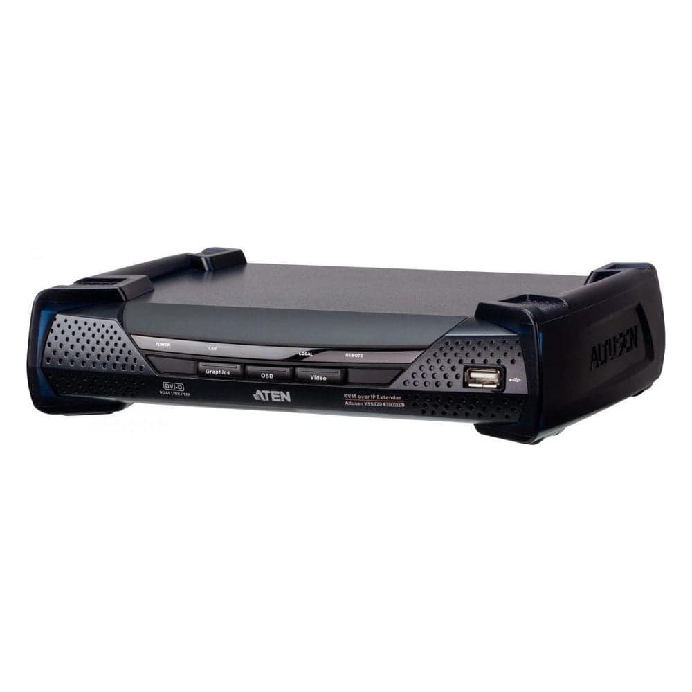 Удлинитель ATEN 2K DVI-D Dual Link KVM с доступом по IP и двумя слотами SFP (приемник) KE6920R-AX-G