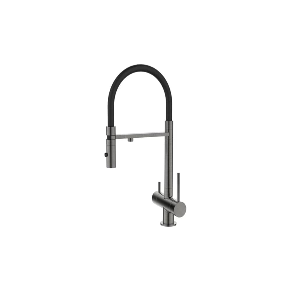 Смеситель для кухонной мойки с фильтром DQ графит DA1462506Grey