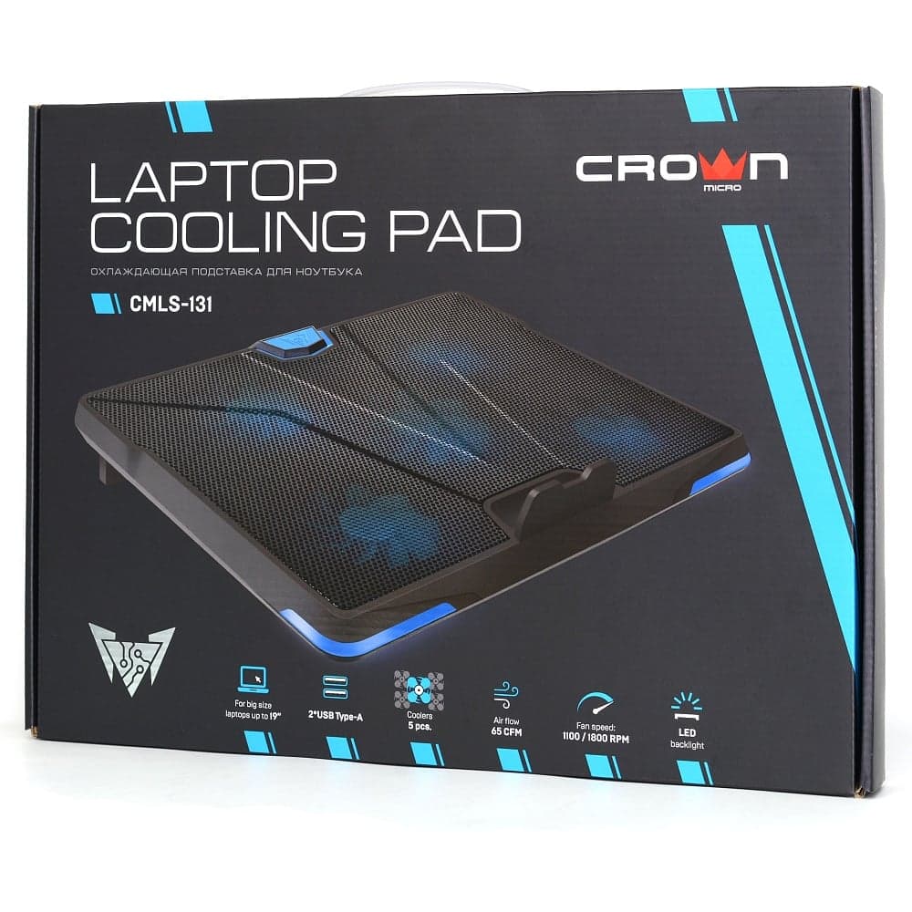 Подставка для ноутбука CROWN CMLS-k331 BLUE CM000002065
