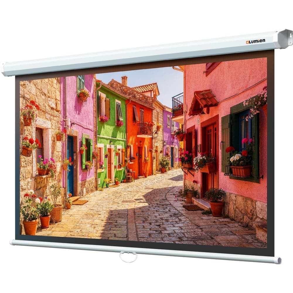 Настенный экран Lumien LEP-100126 Eco Picture 137х192см (рабочая область 104х186 см) (84) Matte White верх.кайма 30 см, восьмигранн \3\ 155759