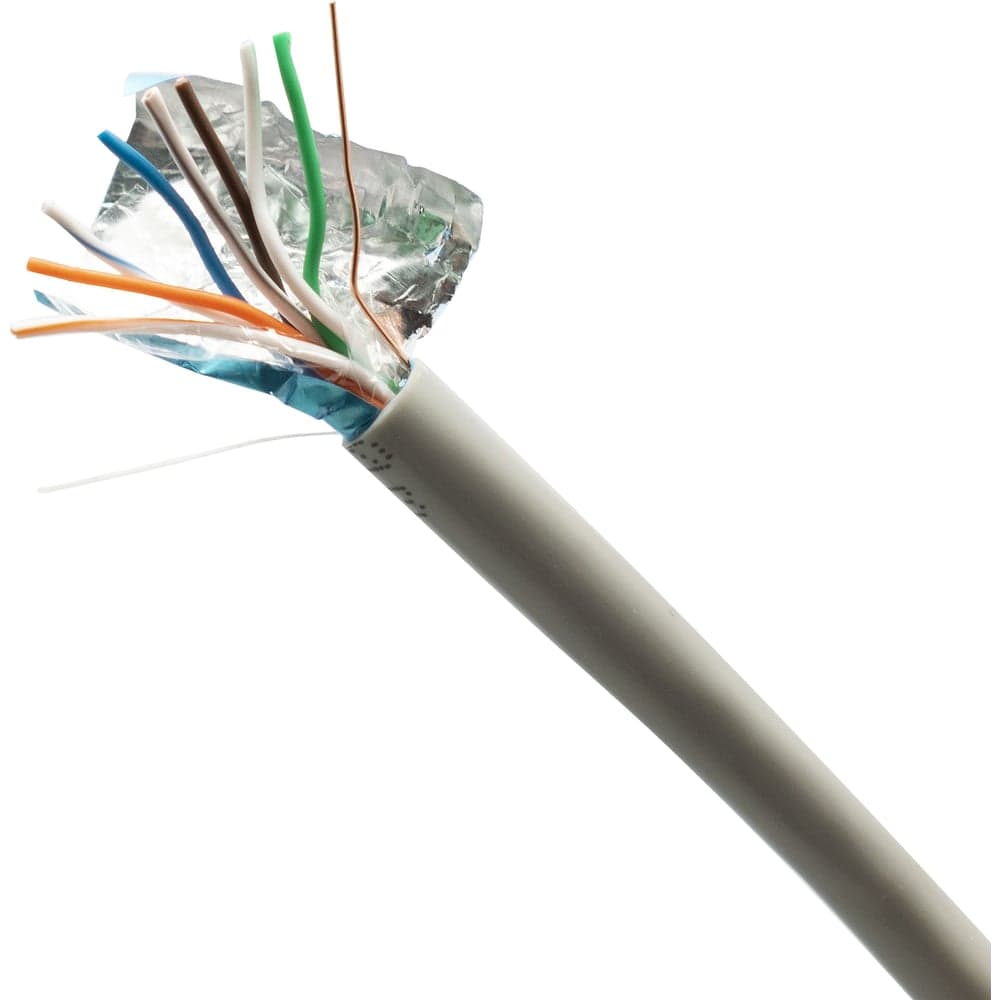 Кабель сетевой OXION 4 пары CAT5e FTP PVC 24AWG медь 20м +4 шт. син. колп.+4 шт. RJ-45 разъема, арт. OX8P8C20LFWC-2-2