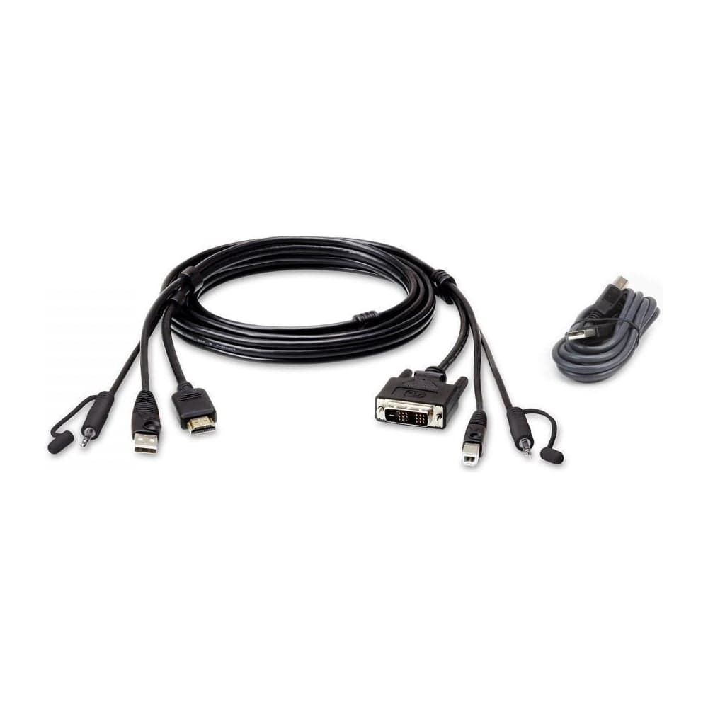 Комплект кабелей ATEN USB, HDMI-DVI-D для защищенного KVM-переключателя (1.8м) 2L-7D02DHX2