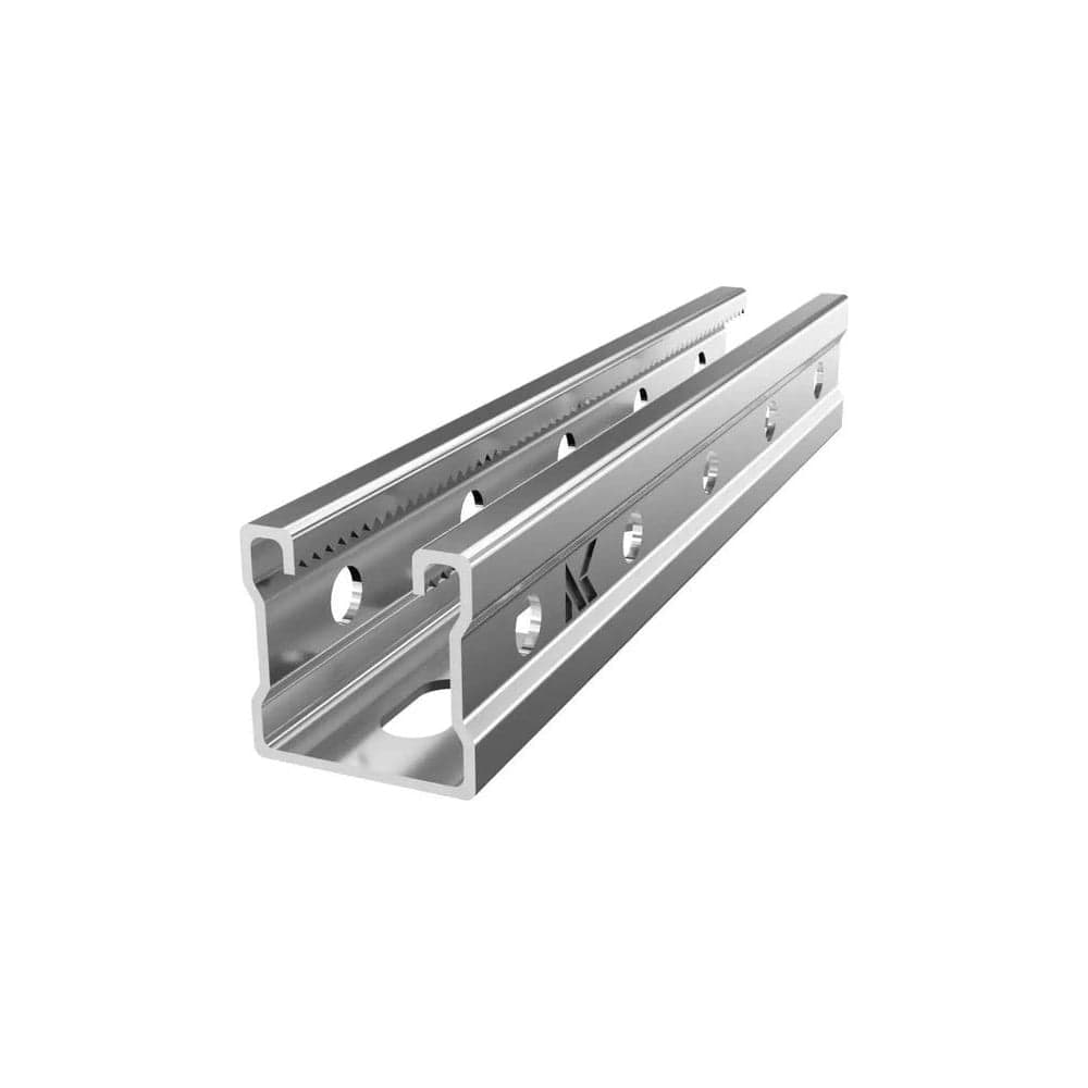 Страт-профиль CABLIDERTRAYS (траверса) усиленный ребрами жесткости с зубчатой накаткой оцинкованный СП-41х41-2,5-500