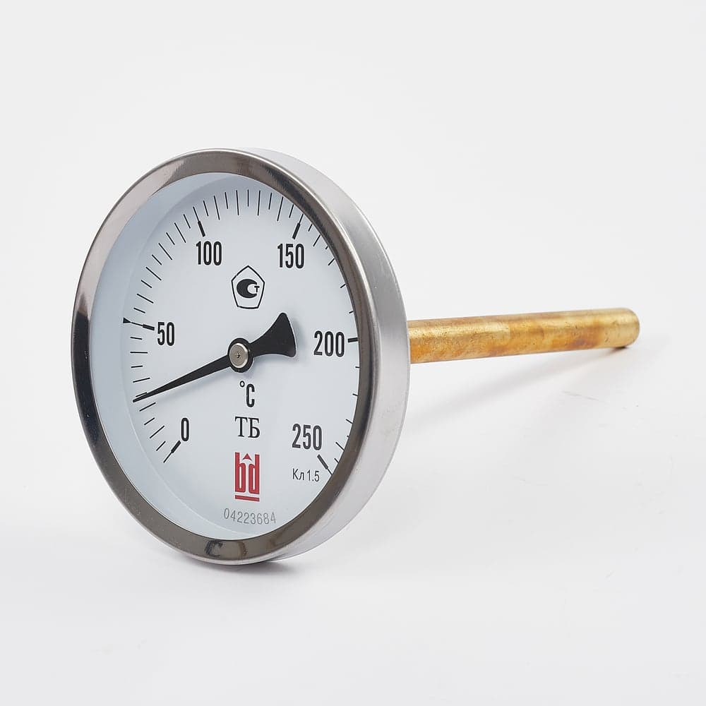 Биметаллический термометр BD ТБ 100Т/100 (0-450 °C), G 1/2, 1,5 рос, 51523191121