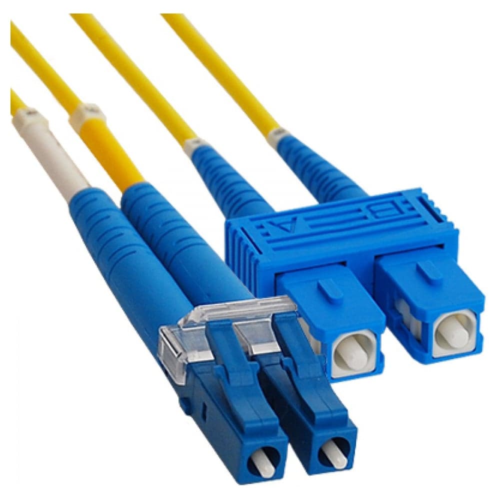 Патч-корд оптический SM 9/125 OS2 REXANT LC/UPC-SC/UPC дуплекс LSZH 2м 50-2410
