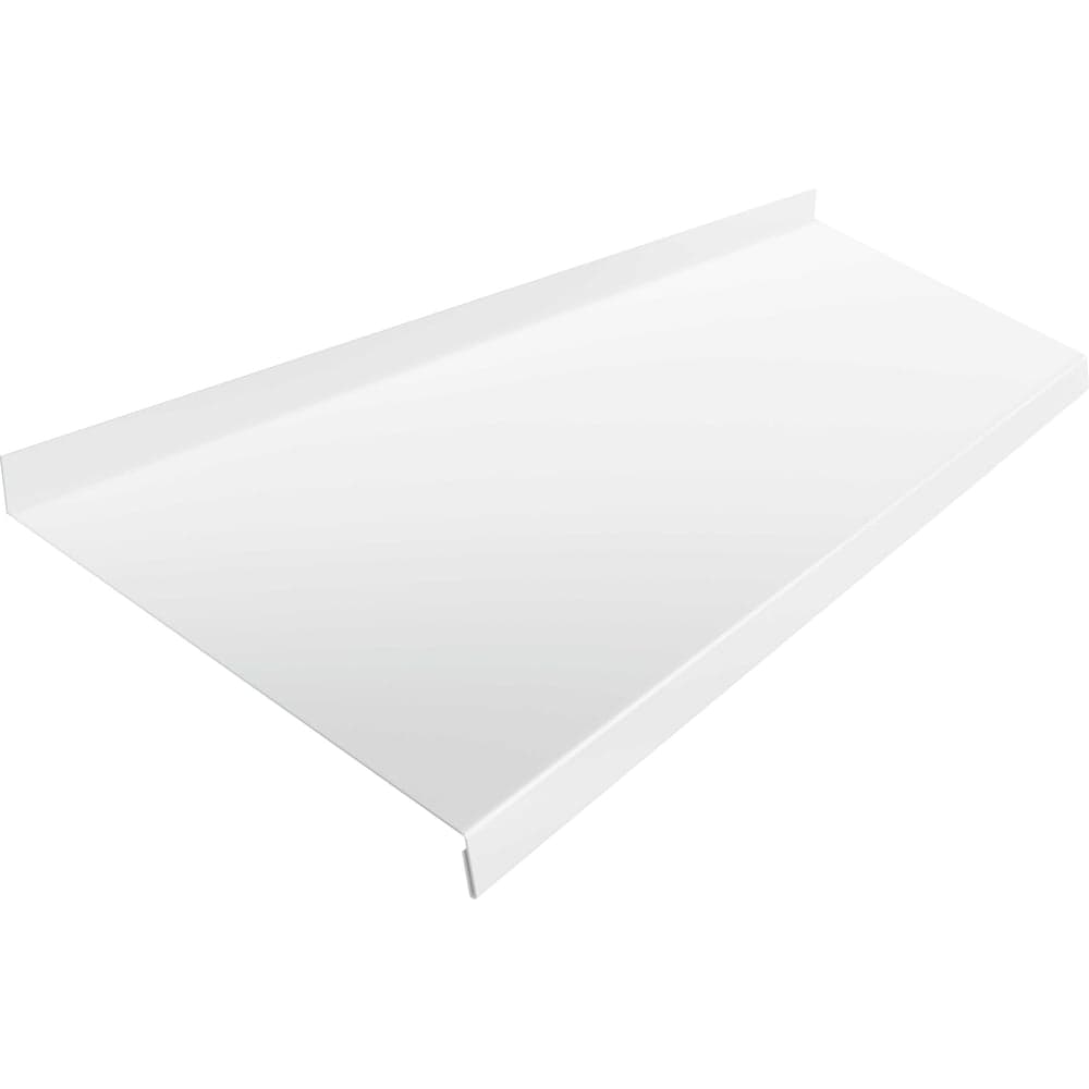 Комплект отливов простых Grand Line 250 0,45 PE-f RAL 9003 1,25м (3шт) 792019