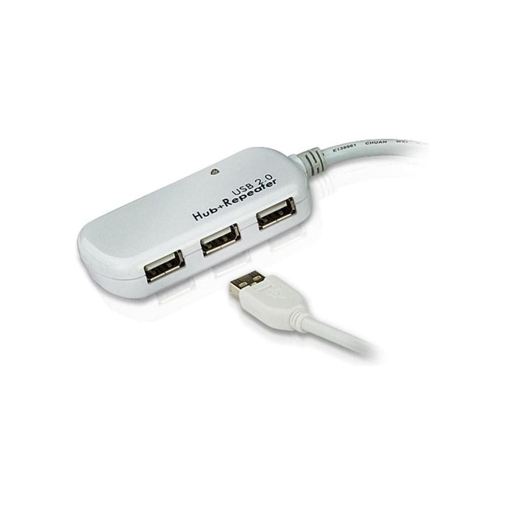 Удлинитель ATEN USB 2.0 4-Port Hub with Extension Cable 12m UE2120H