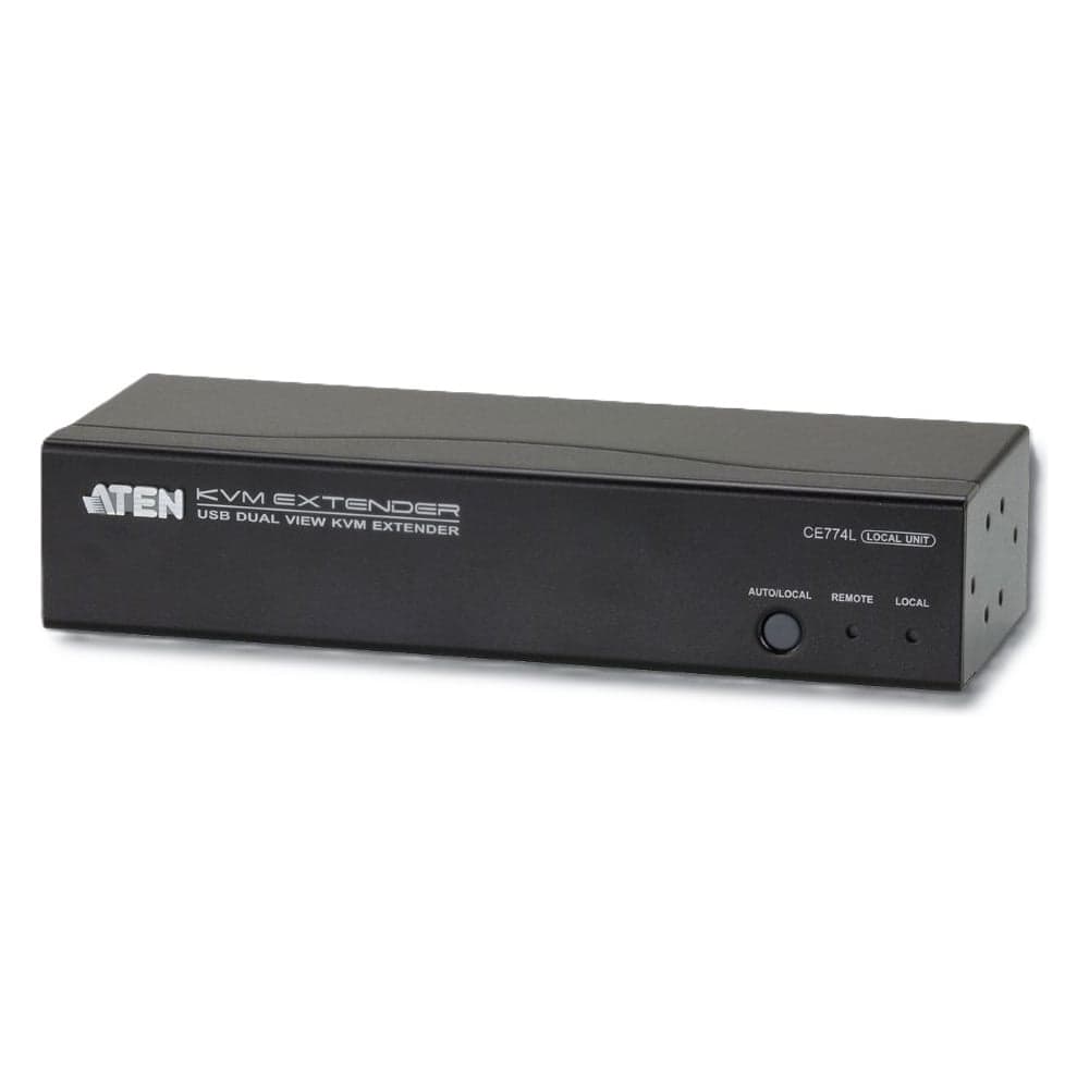Удлинитель ATEN 2xSVGA+KBD/MOUSE USB+AUDIO+RS232, 150 м, UTP Cat5e, SPHD15+2xHD-DB15+2xUSB A-тип+2xMINI JACK+DB9, Female, с KVM-шнуром USB CE774-AT-G