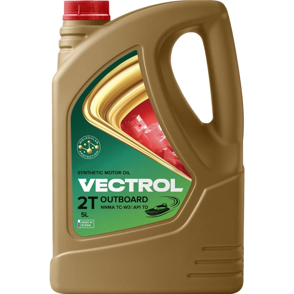 Моторное масло для двухтактных двигателей VECTROL 2T Outboard TC-W3 5 л ve3161