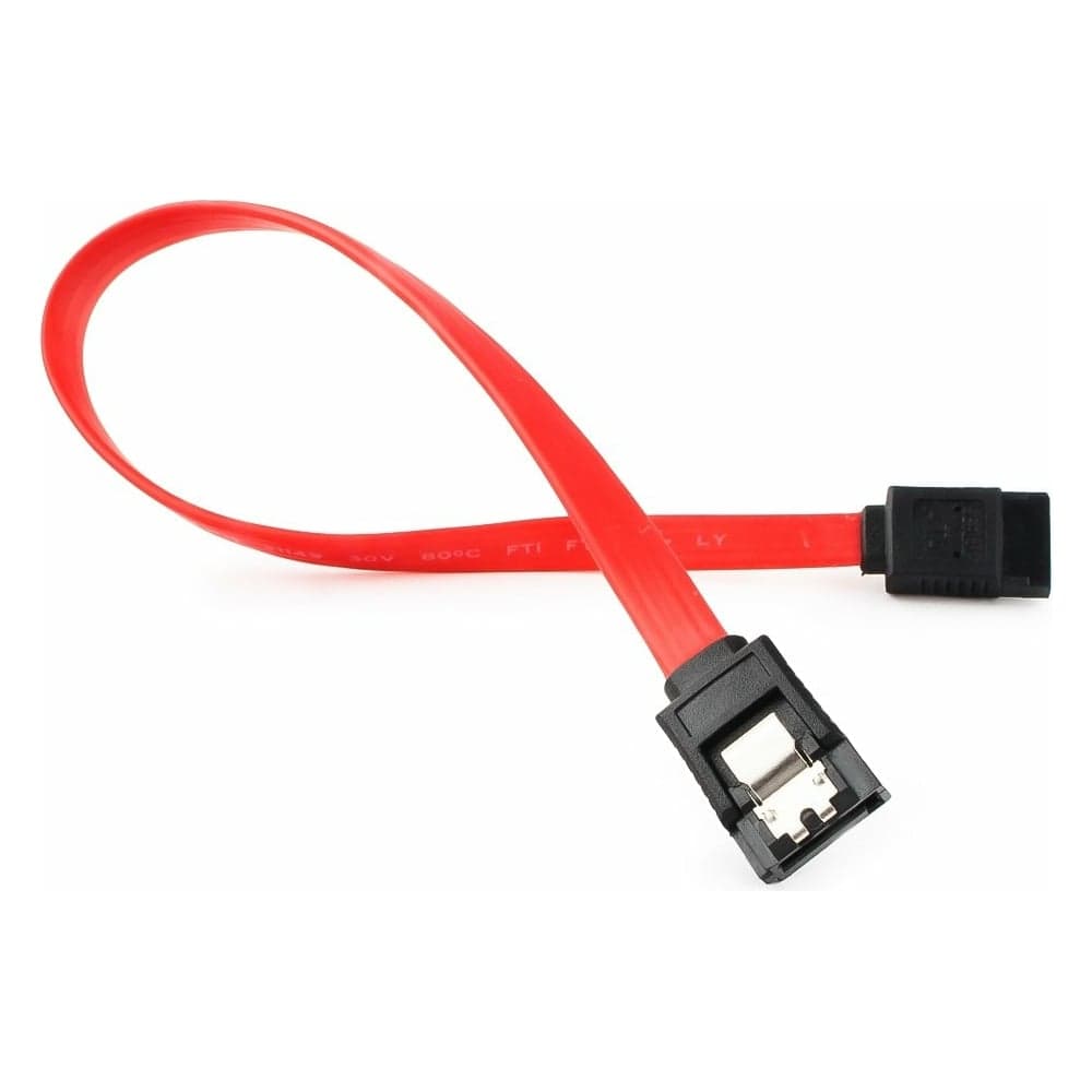 Интерфейсный кабель Cablexpert SATAIII 30см 7pin/7pin защелка пакет CC-SATAM-DATA-0.3M
