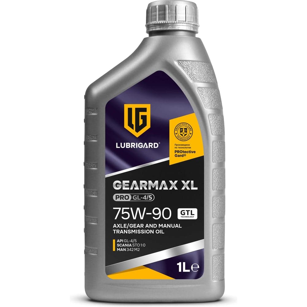 Трансмиссионное масло LUBRIGARD GEARMAX SYNTHETIC PRO GL-4/5 75W-90 для МКПП (12×1 л) LGPGRM457590CH12