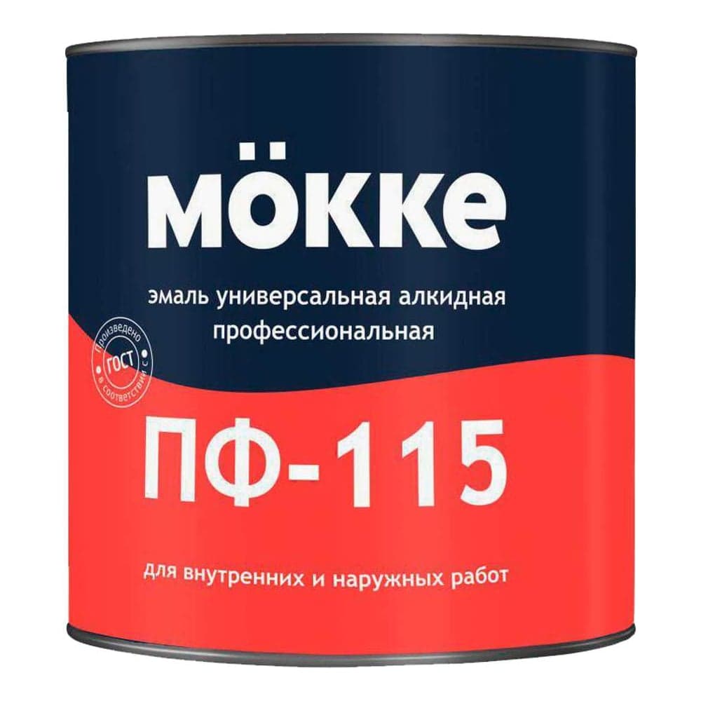 Эмаль алкидная MÖKKE ПФ-115 профессиональная, белый, 5 кг, 12272