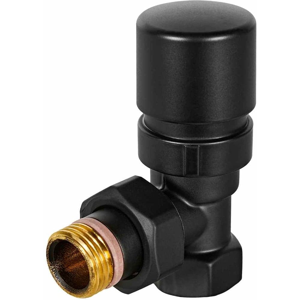 Клапан термостатический STOUT SVTD-0002-000015B Design черный, угловой 1/2 RG00943679B41F