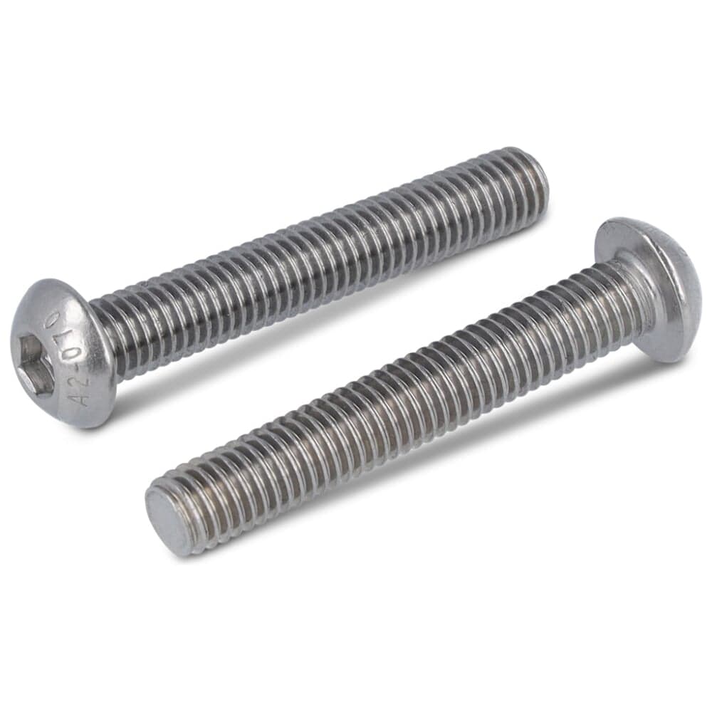 Винт Edelfix ISO 7380-1 M8x35/35 мм А2 полукр. гол. внутр. шестигр, 10 шт. 738012835 10