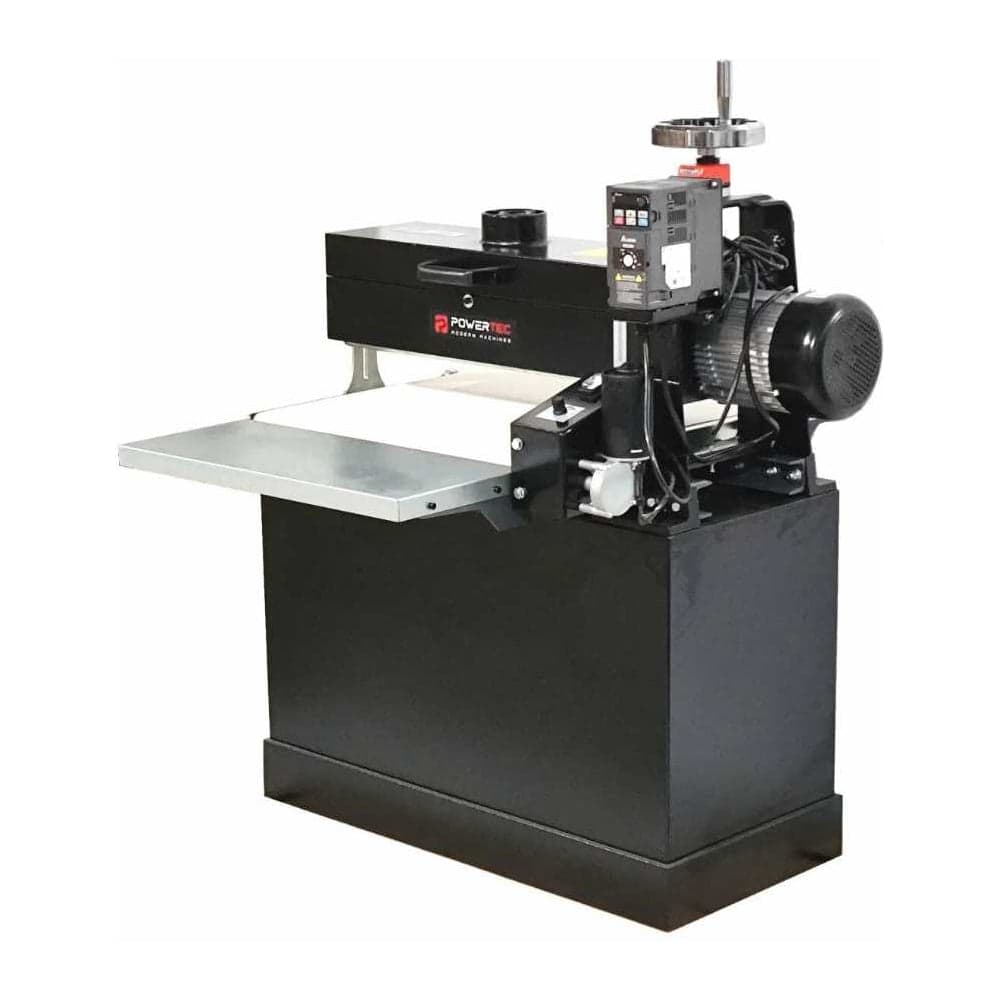 Cтанок шлифовальный POWERTEC брашировальный, барабанный MS3156VF