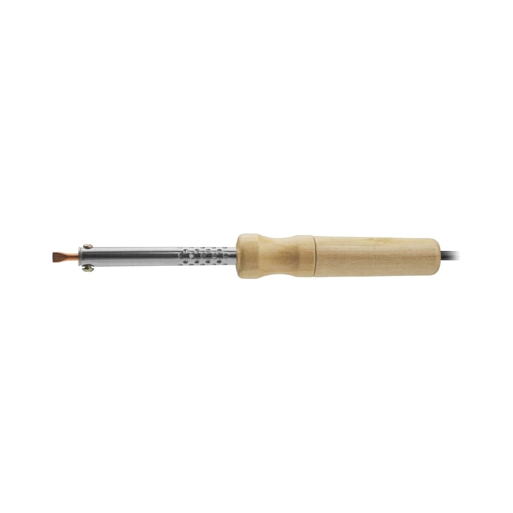 Паяльник ОНЛАЙТ OSE-Pes01-30W-CP дерево, клин прямой 80842