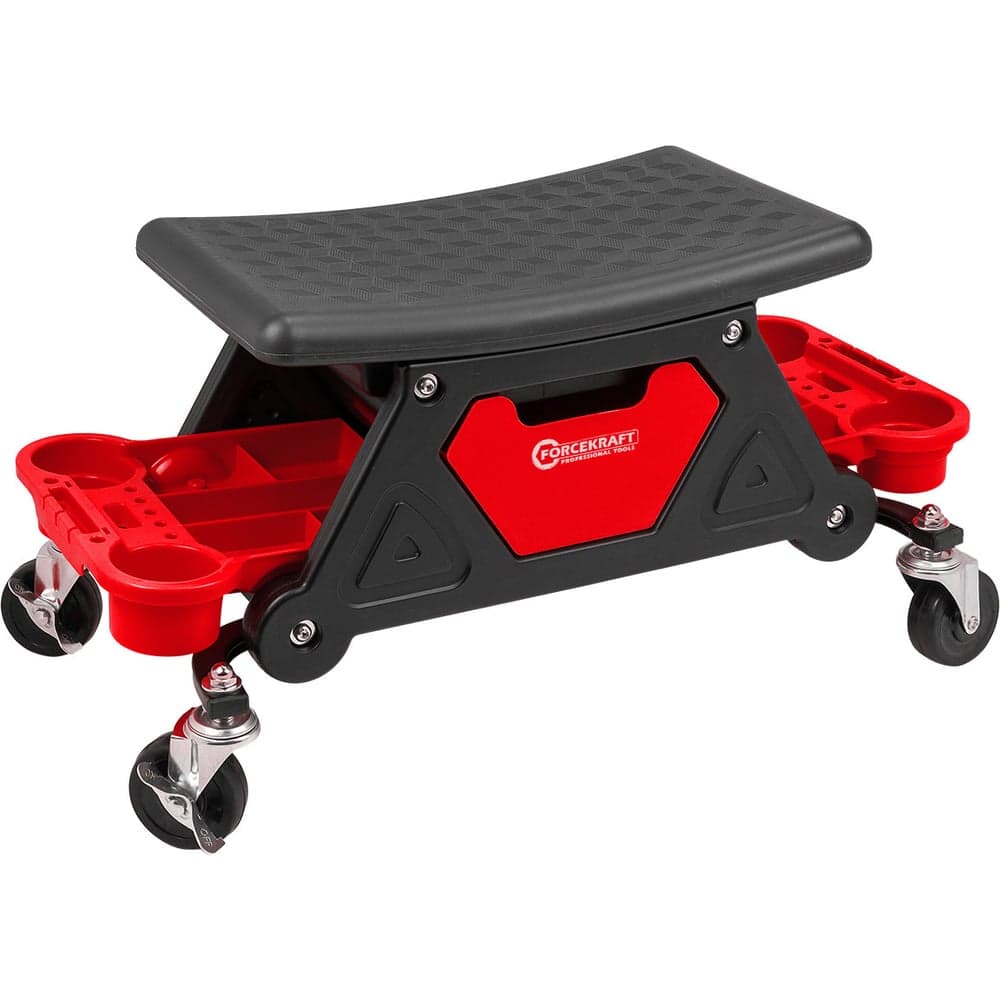 Стул автослесаря на колесах с ящиком 200кг Forcekraft FK-TRH6800(62688)