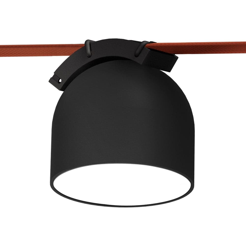 Светильник трековый ST LUCE черный LED 1*12W 4000K 794Lm Ra90 120 IP20 D100xH107 48V ST451.446.12.2
