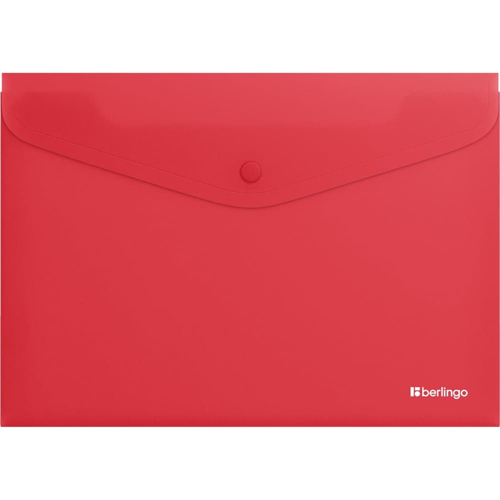Папка-конверт на кнопке Berlingo Soft Touch, А4, 200мкм, софт-тач, к, EFbA4982 EFb_A4982