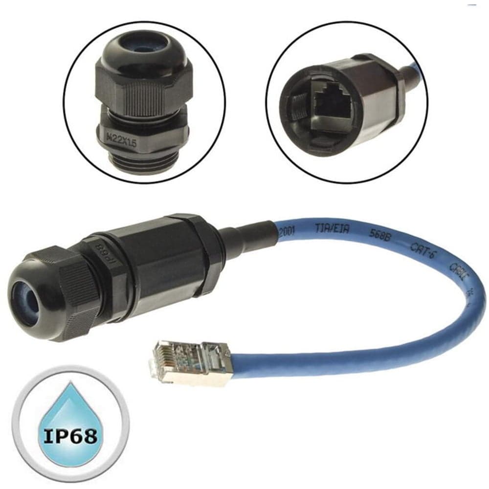 Разъем RUICHI RJ45M20L25-6B 107862