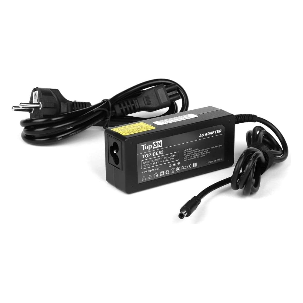 Блок питания TopOn для Dell 19V 3.34A (4.5x3.0) 65W 043NY4 TOP-DE65