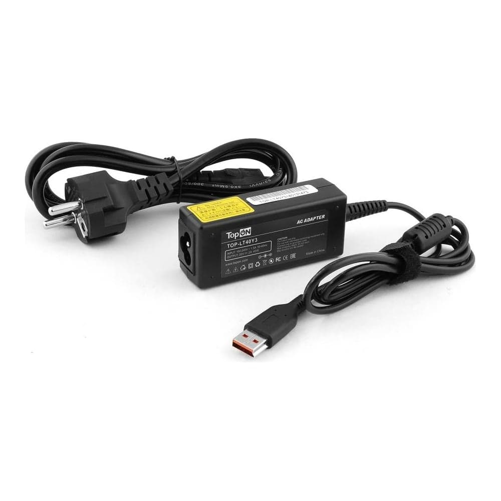 Блок питания TopOn для Lenovo 20V 2A (Power USB) 40W ADL40WCA TOP-LT40Y3