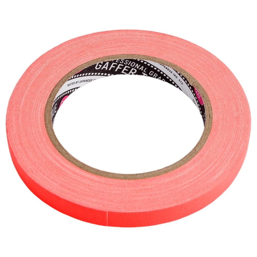 Клейкая лента TrueGaff DGTAPE - Гаффа тейп 12мм/23м - Оранжевый TrueGAFF12/25/FL-O