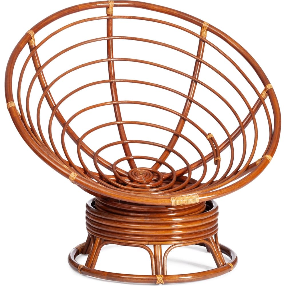 Кресло-качалка Tetchair Папасан/Papasan (W 23/01 B) /без подушки/ 115х78х104см, пекан орех 10523