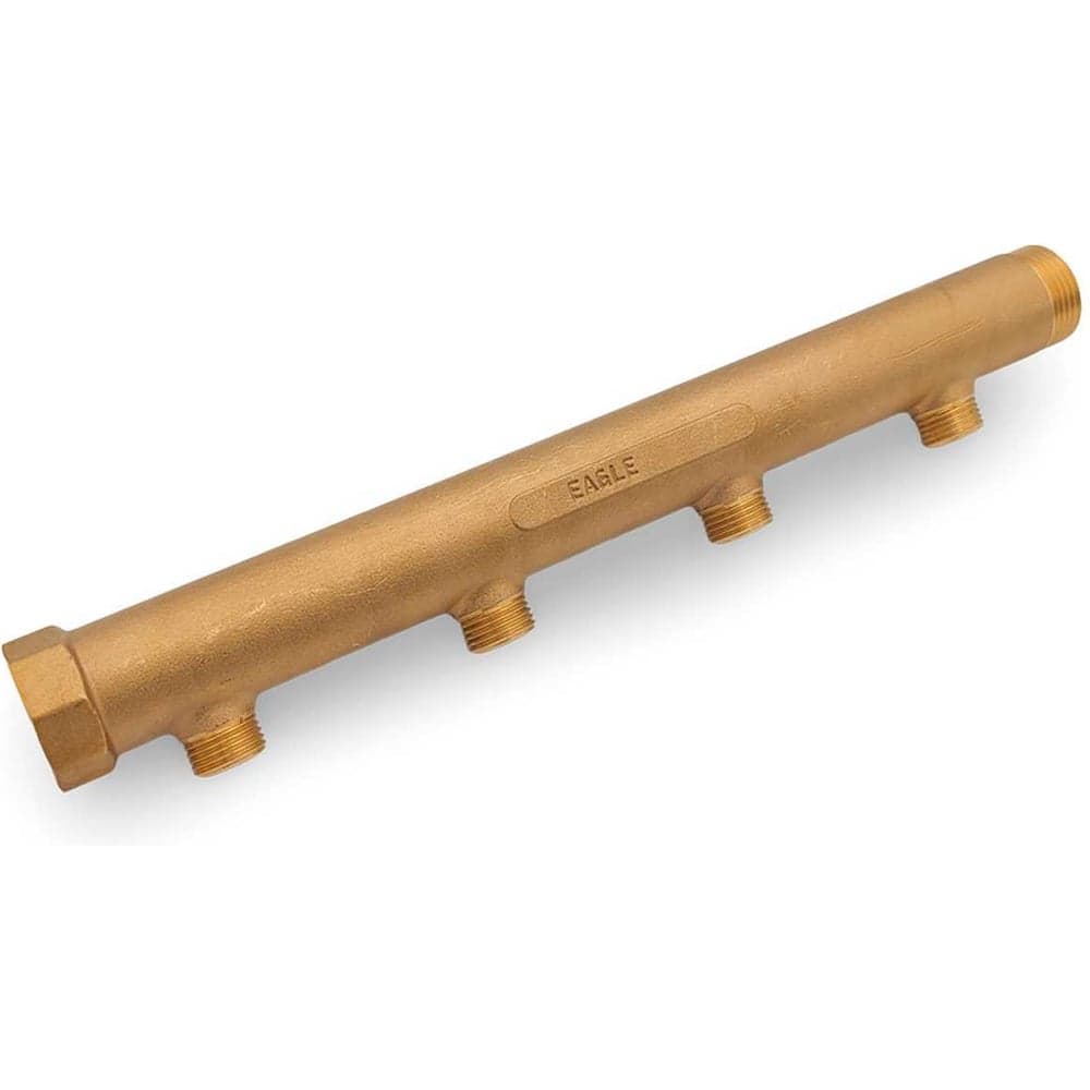 Коллектор со штуцером Н.Р. 1"-Т4-1/2", L=80 mm BYR PEX 2934