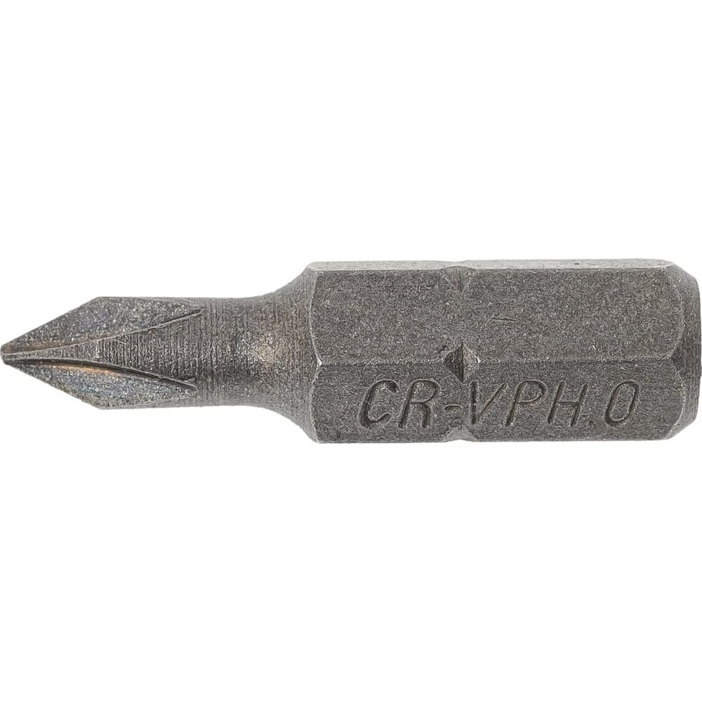 Бита крестовая (РН0x25 мм; CrV; хвостовик 1/4") CNIC 68491