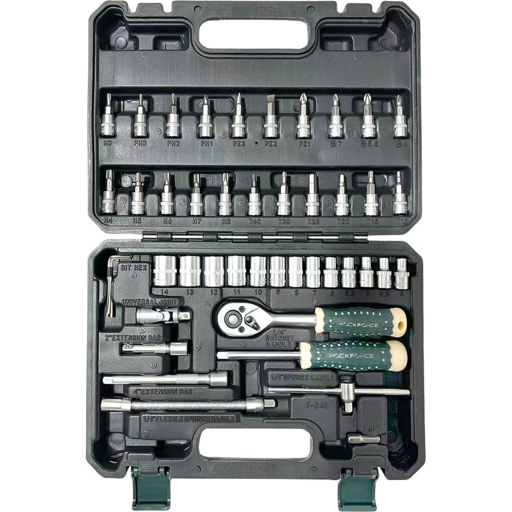 Набор инструментов Rockforce 46 предметов 1/4 6гр RF LIGHT-2462-5(67591)