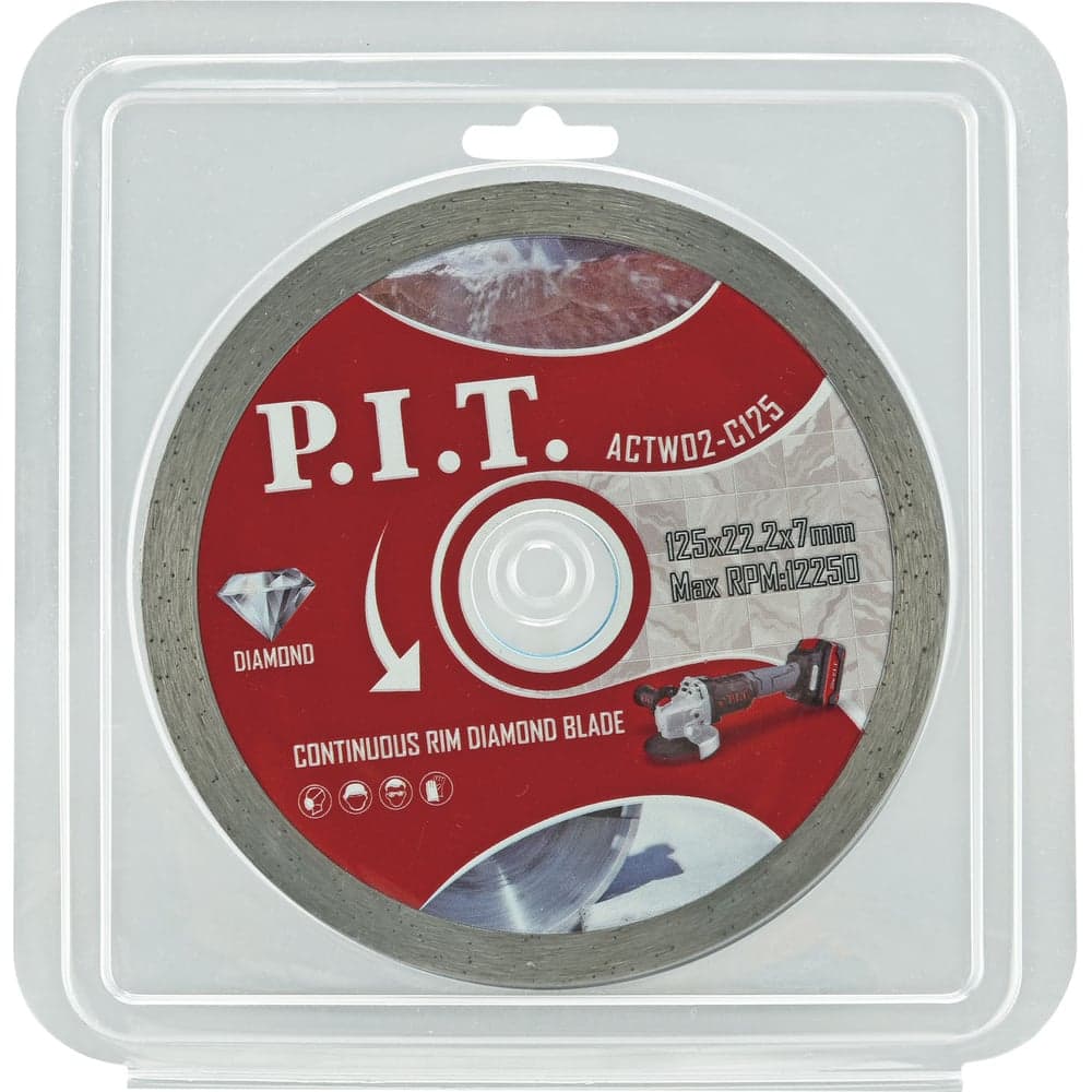 Диск алмазный отрезной сплошной P.I.T. 125x22.2x1.8 мм ACTW02-C125
