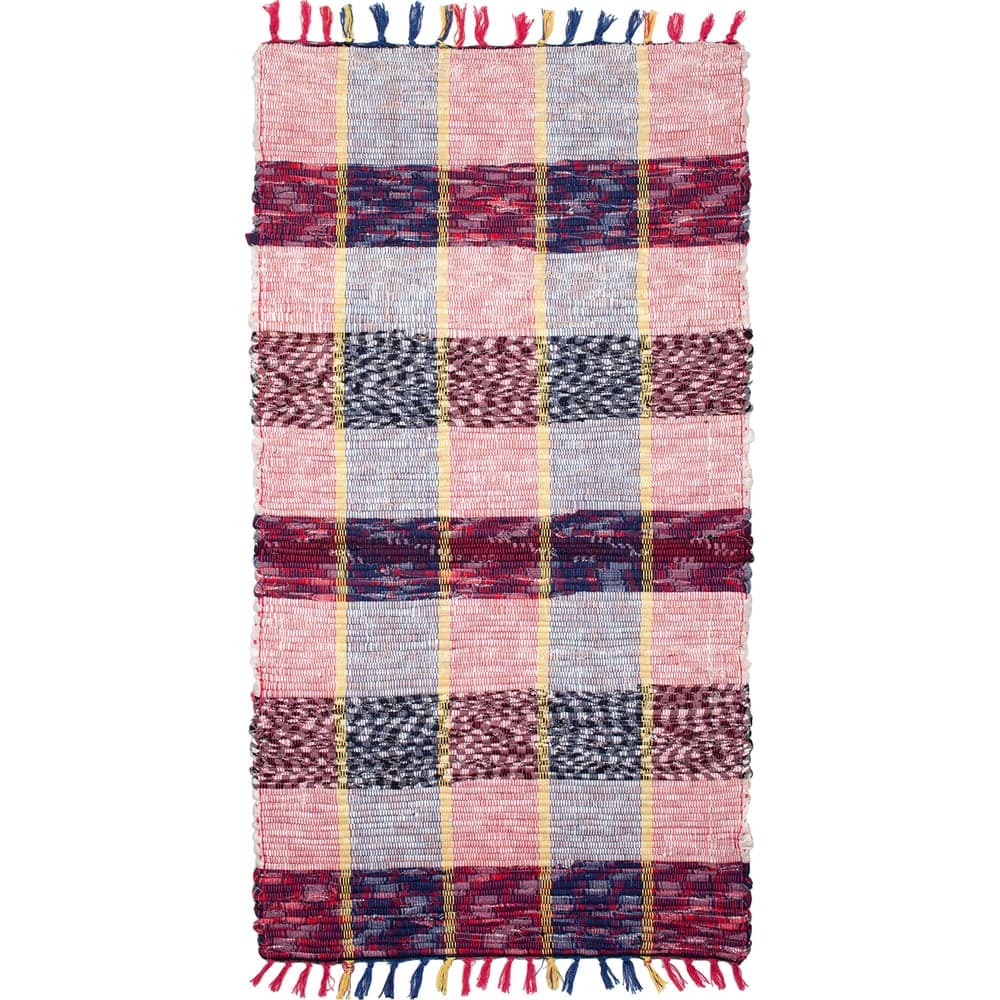 Напольный хлопковый коврик ComeForte PREMIUM NEW SILVER CHECK 60x150 см NSCCR-005