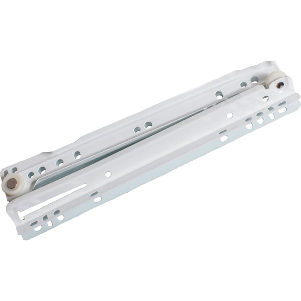 Роликовые направляющие Локри 350 мм, белые, 2 шт. EDS003-L 350 MM WHIT