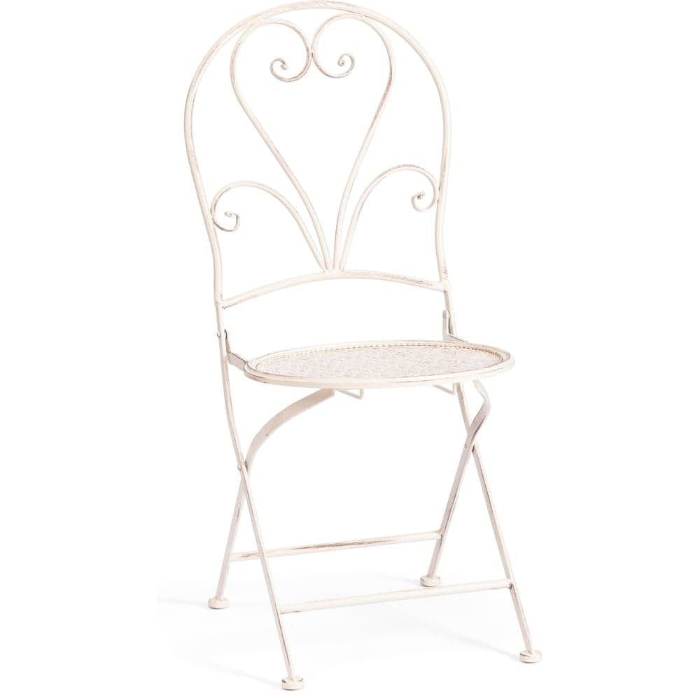 Комплект стульев Tetchair 2 шт. Лав Чаир/Love Chair (PL08-11140) стальной сплав, античный белый, 40х47,5х94см 24830