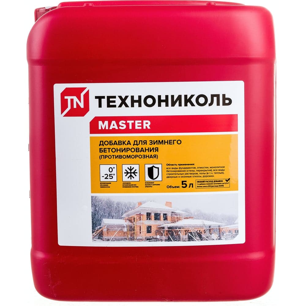 Добавка для зимнего бетонирования Технониколь (противоморозная; 5 л) TN529184