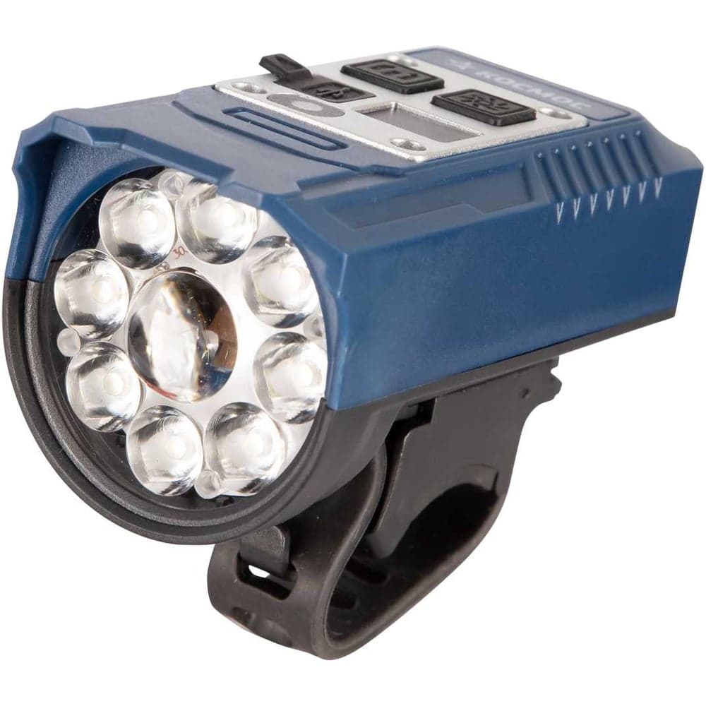 Фонарь велосипедный аккуммуляторный КОСМОС 10Вт LaserLed/8х0,5Вт SMD/Li-ion 18650 1x1800мАч/пластик, KOC403Lit