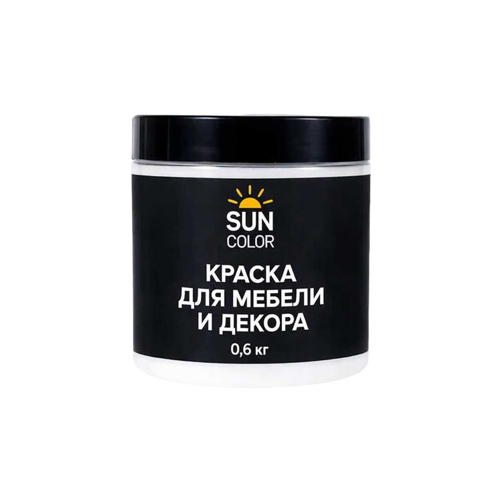 Краска для мебели и декора Sun Color цвет графит 0,6 кг 45070